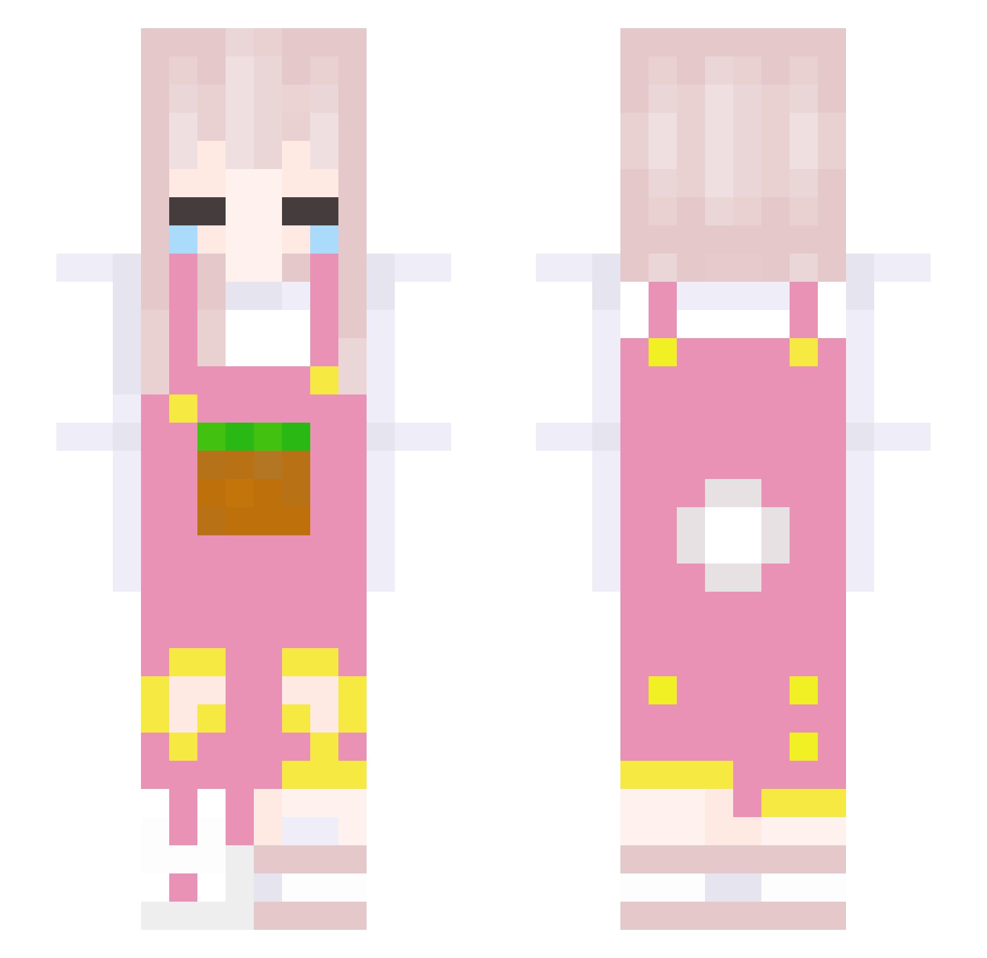 Liam07206174 Minecraft skin, front and back view