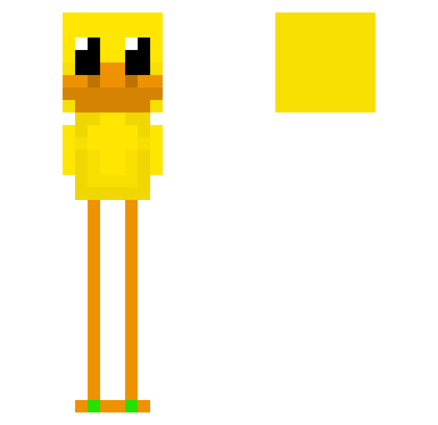 sozguys Minecraft skin, front and back view