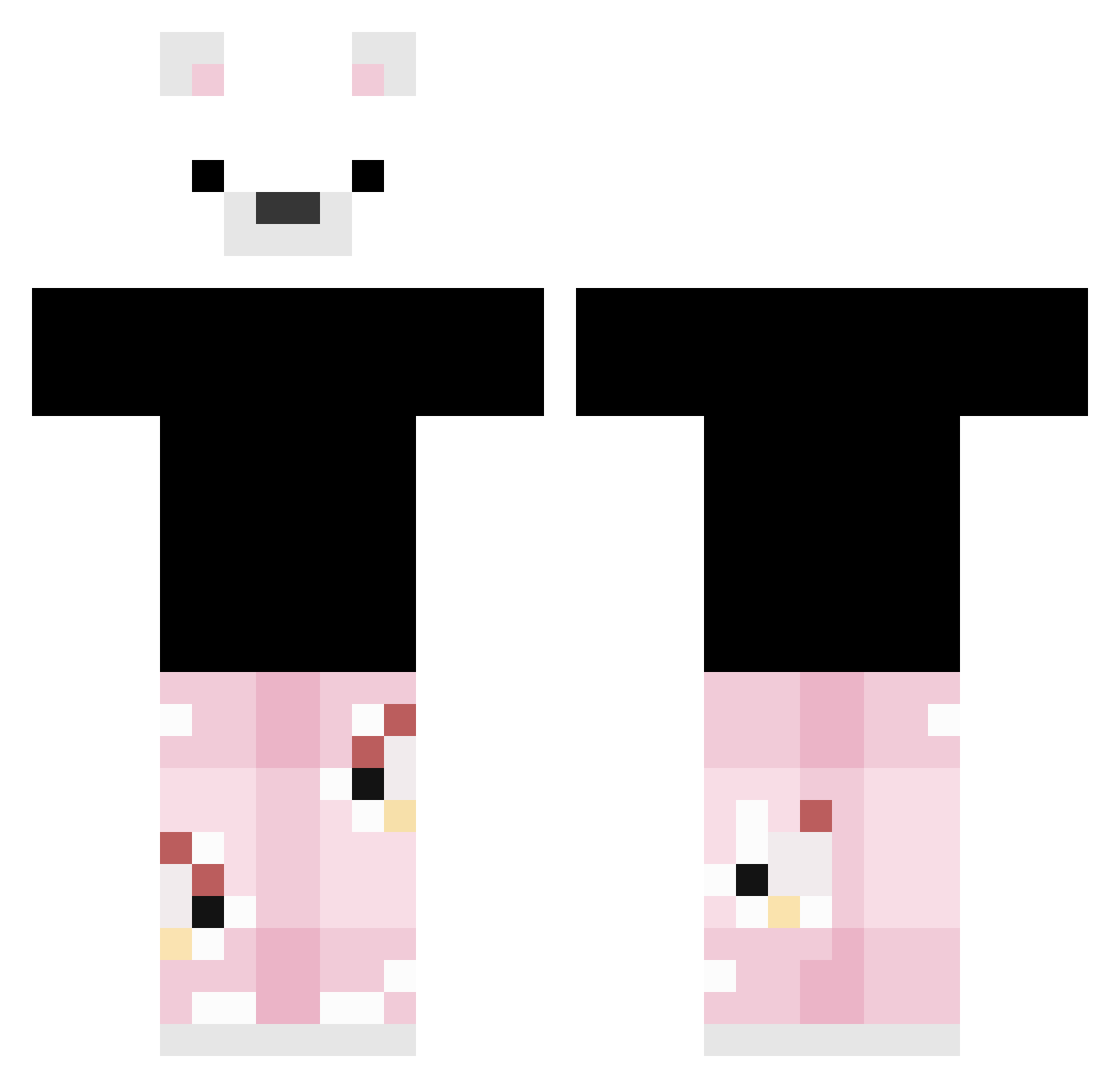 sotnos1 Minecraft skin, front and back view