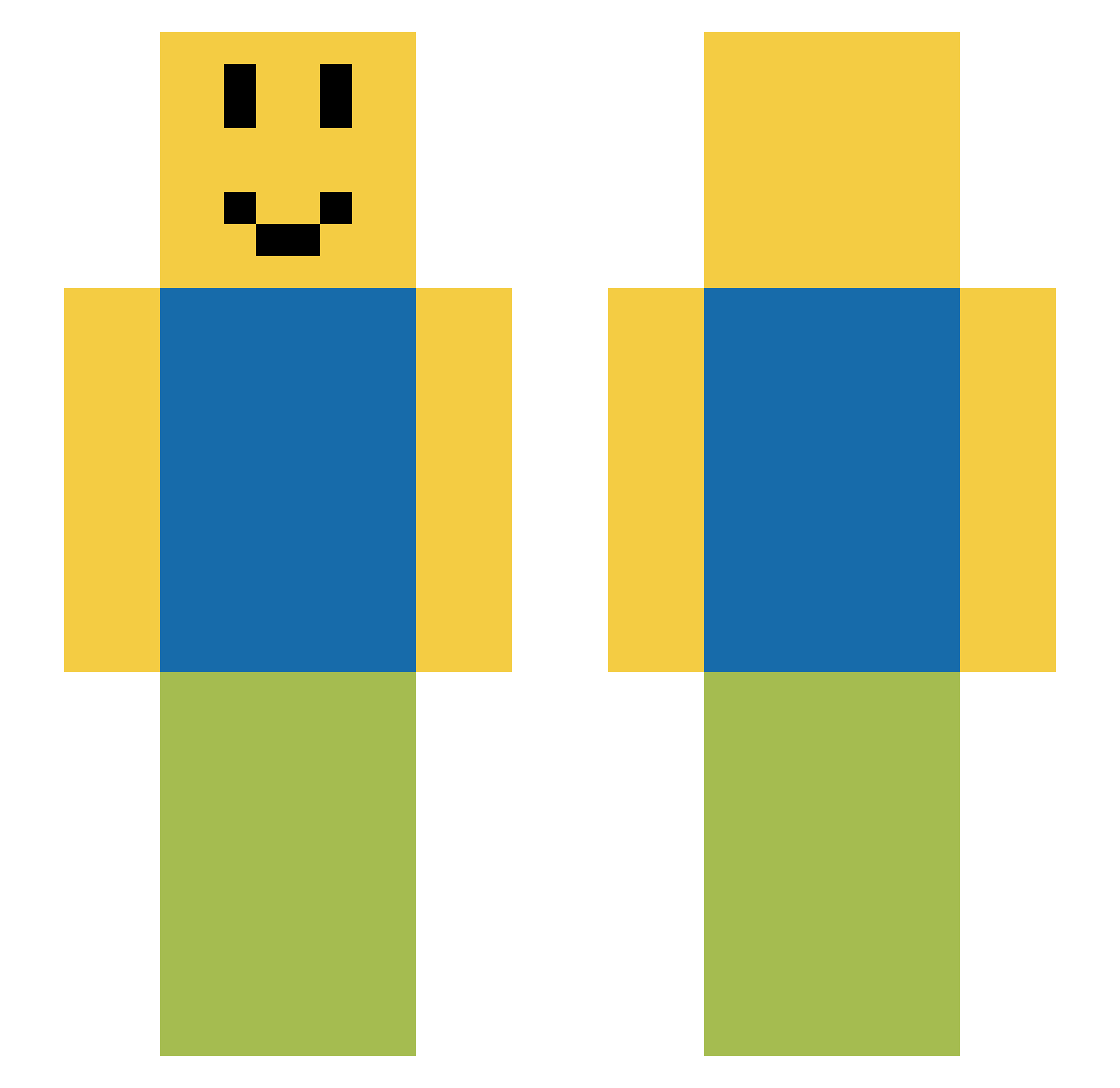 zzzhhh77 Minecraft skin, front and back view