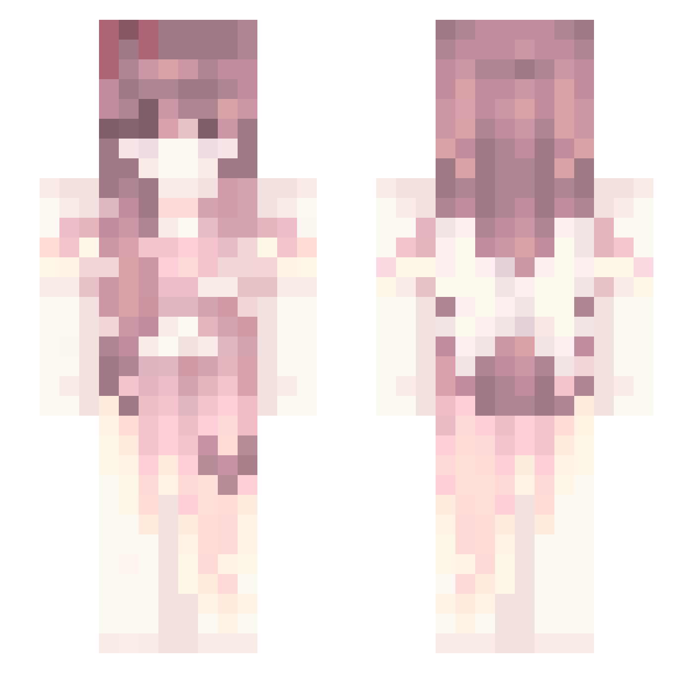 shunkaido_ Minecraft skin, front and back view