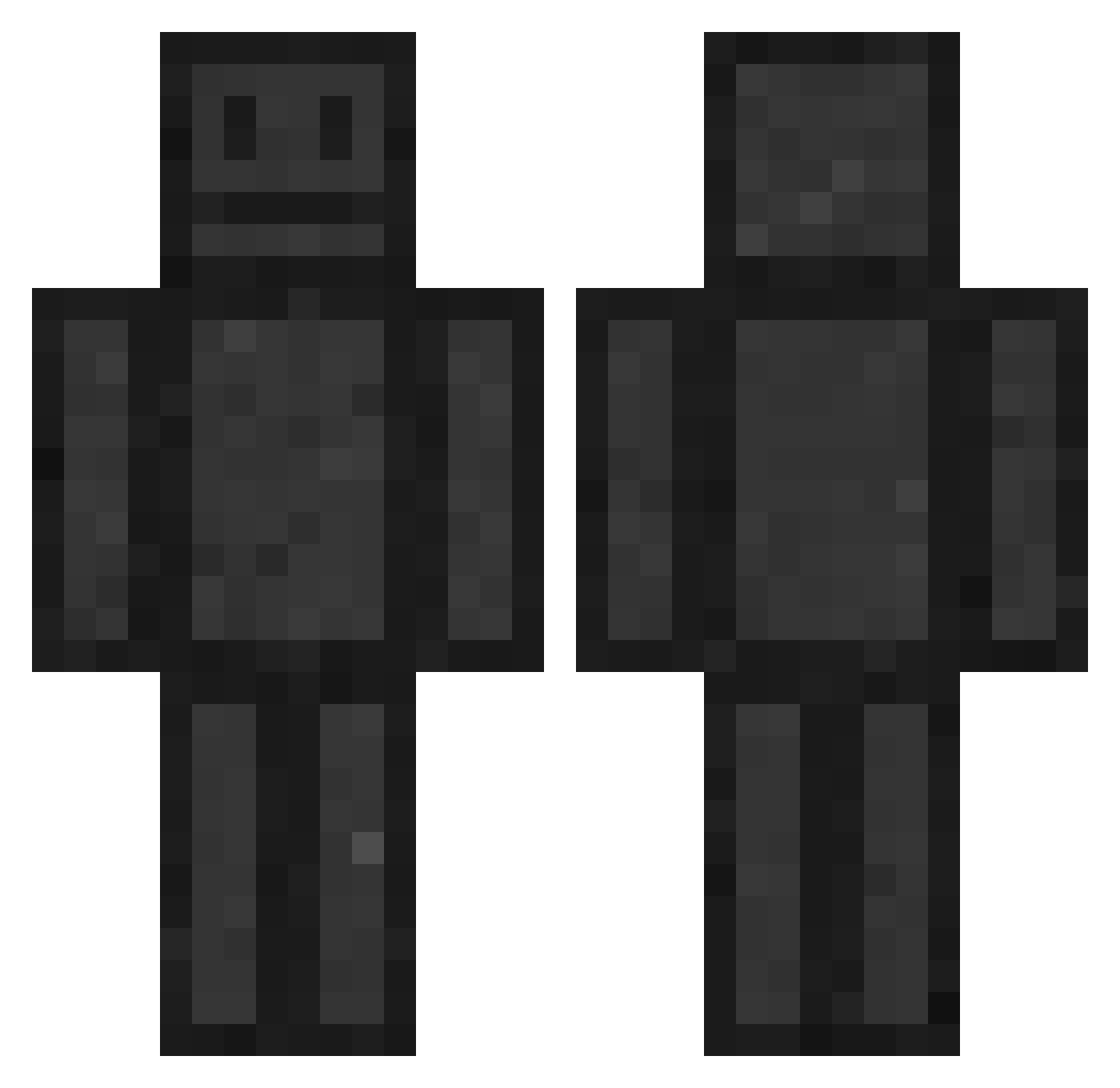 ItMeDuck Minecraft skin, front and back view