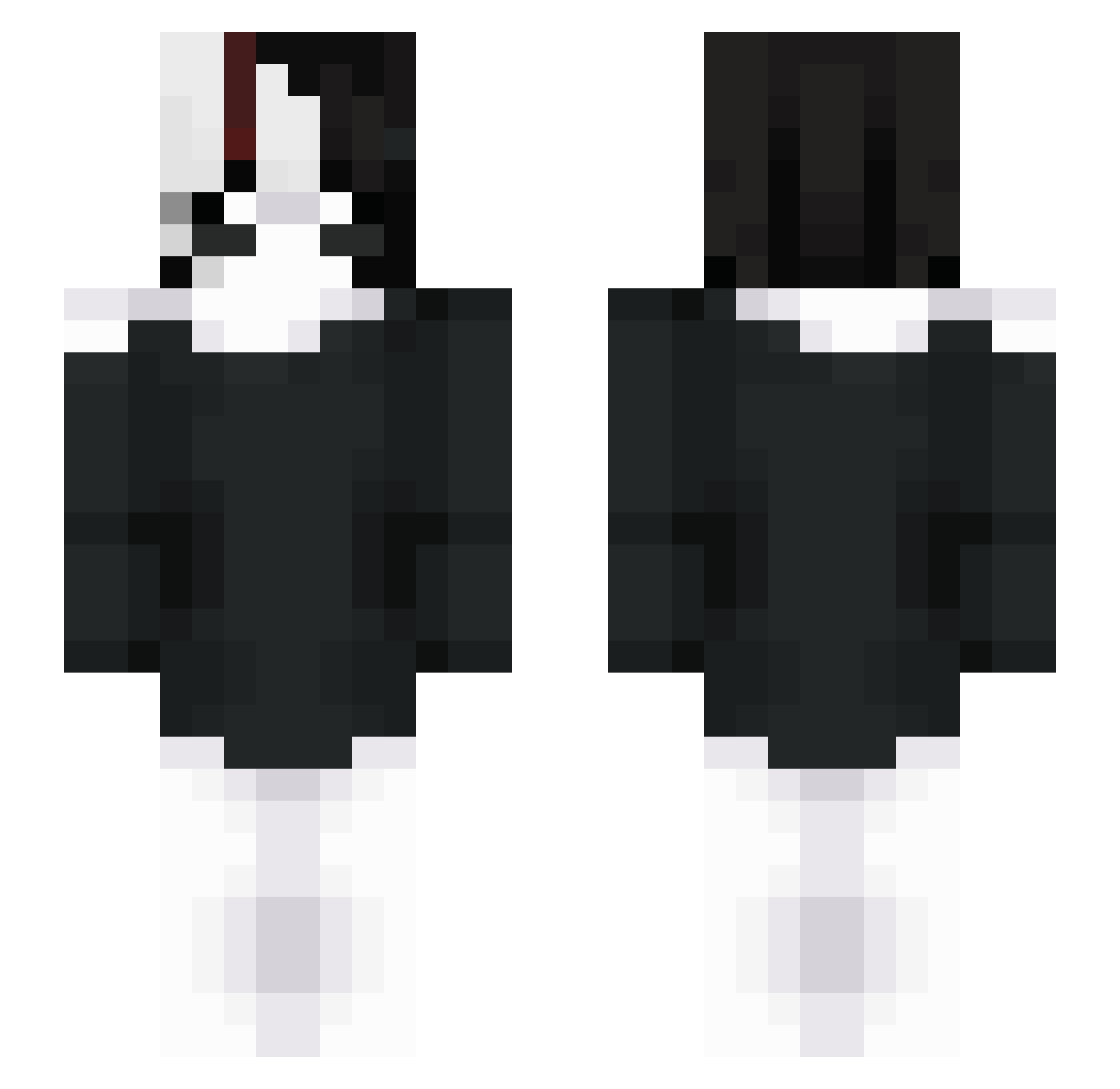Sider2112 Minecraft skin, front and back view