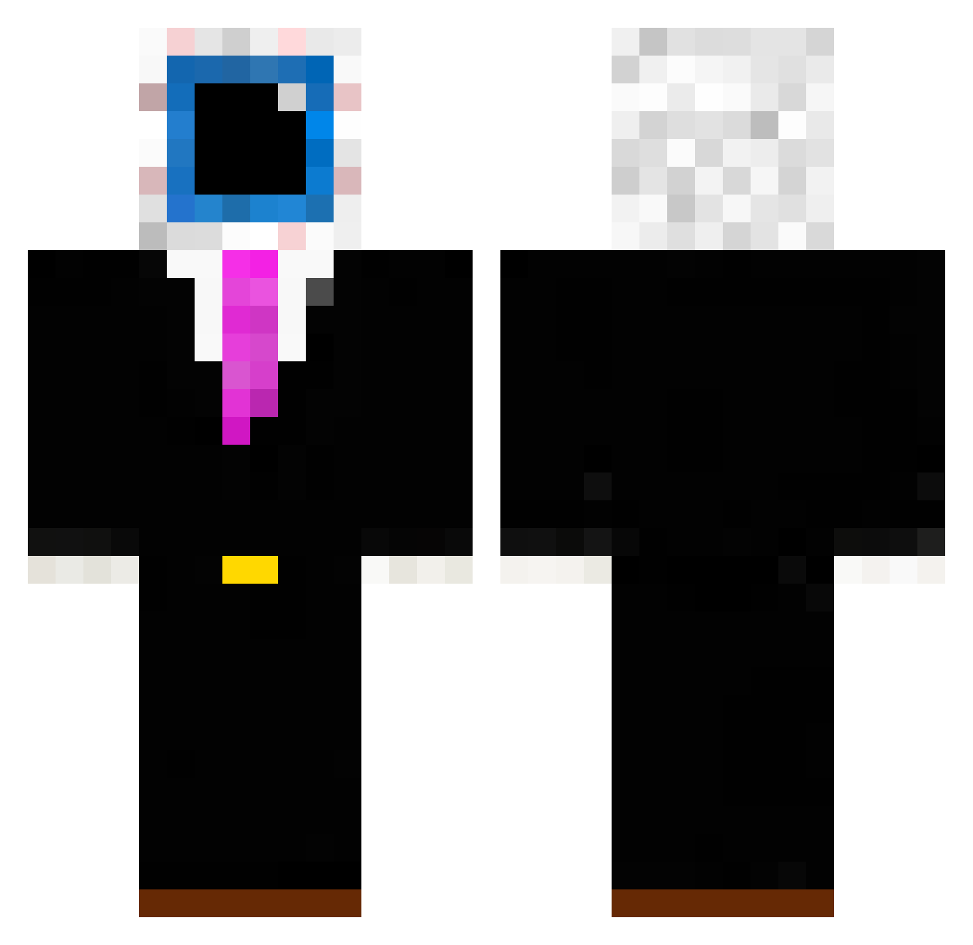 GRAXIK9363 Minecraft skin, front and back view