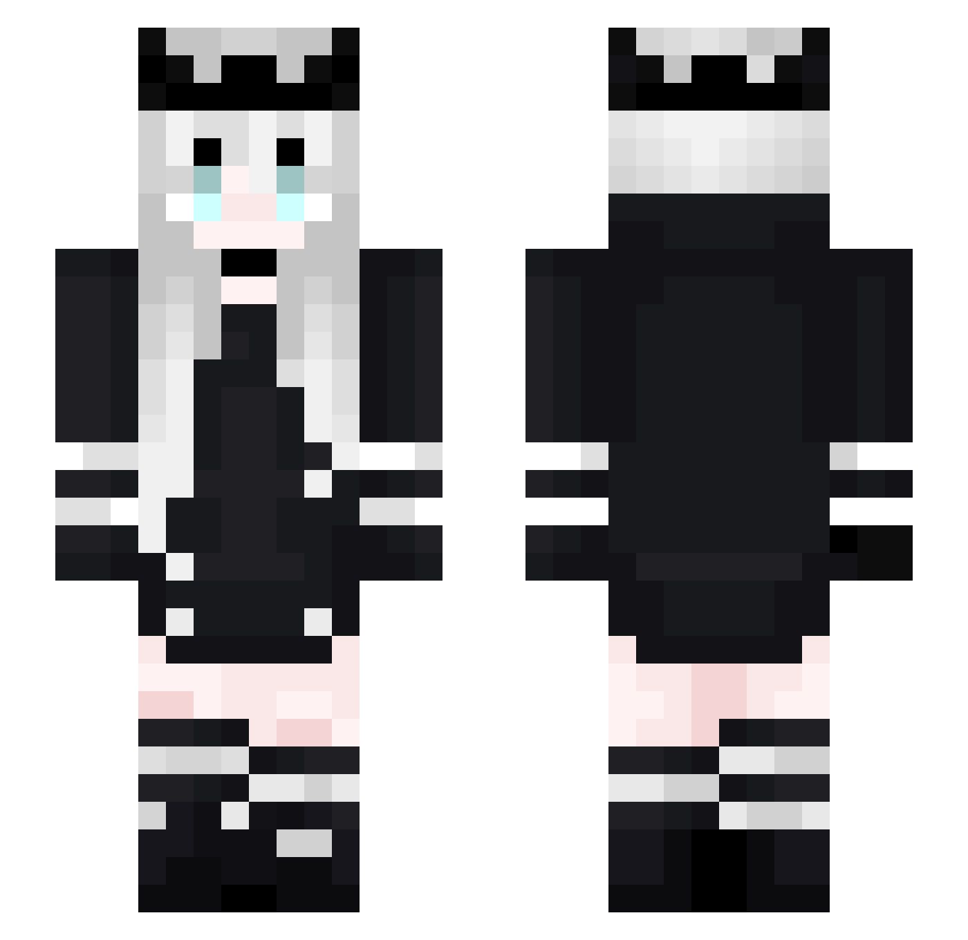 ToduroSX Minecraft skin, front and back view