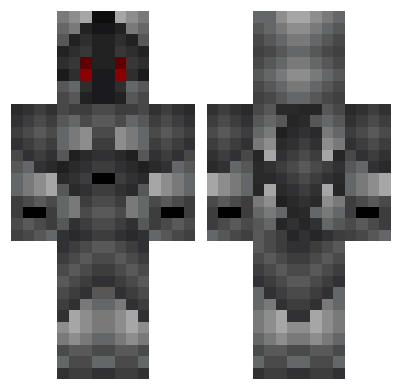 BigDogYojan Minecraft skin, front and back view