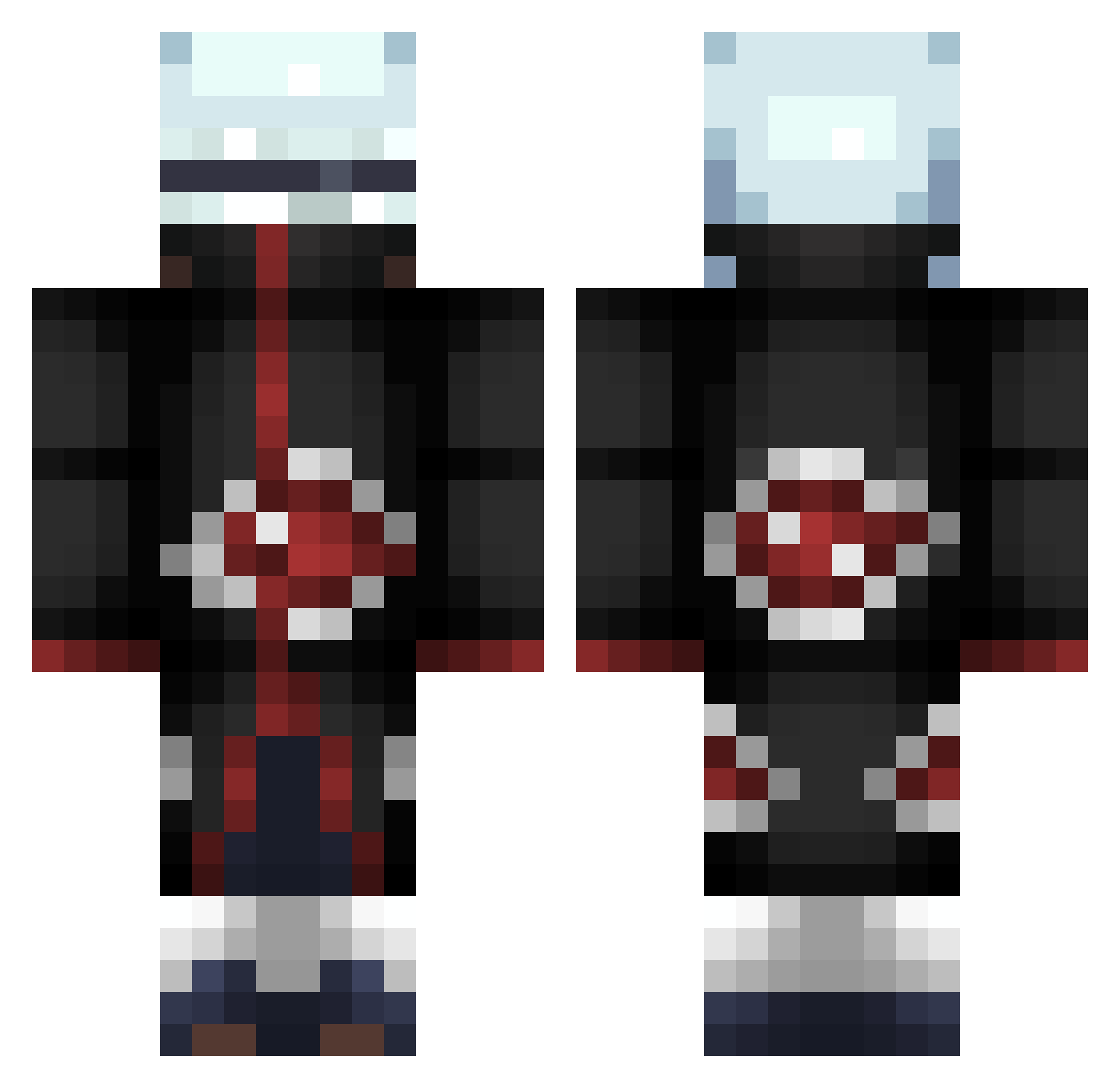 Terolillo Minecraft skin, front and back view