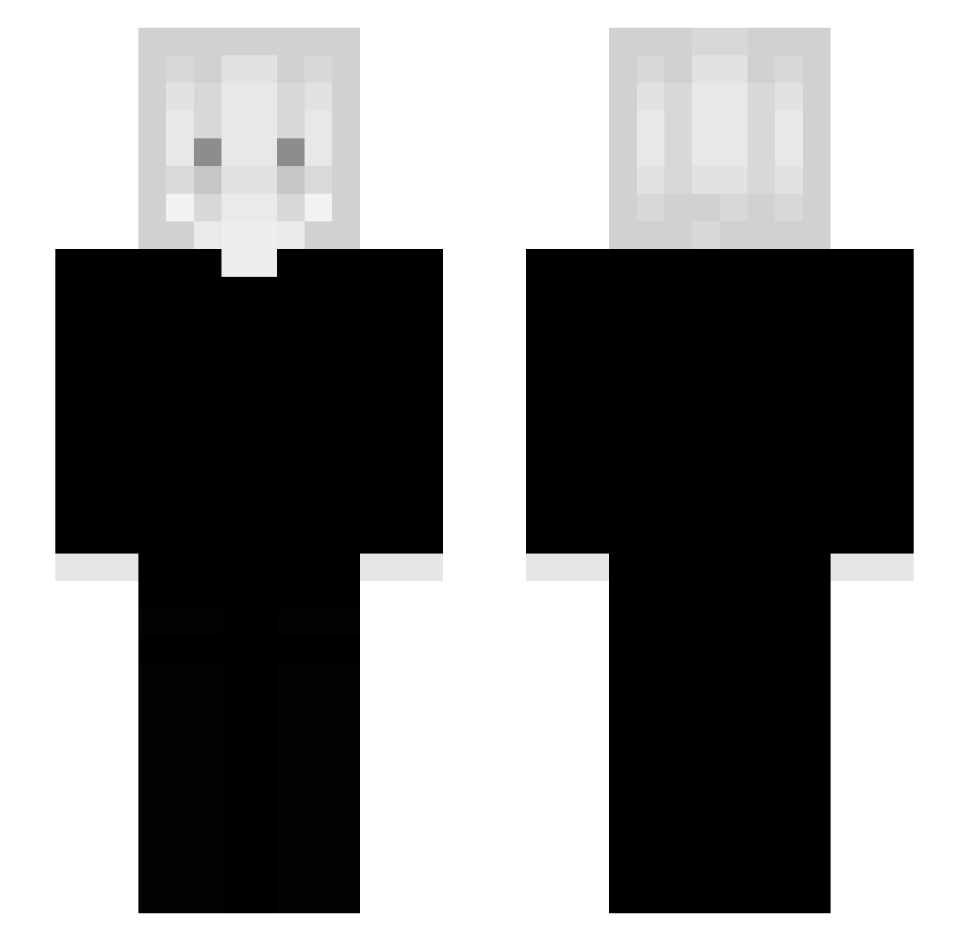 zaaes_ Minecraft skin, front and back view