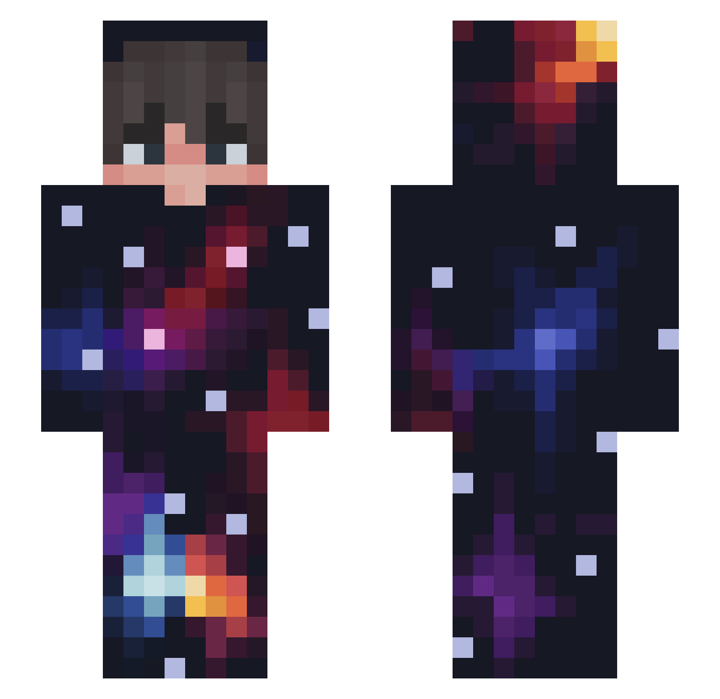 Giannis_JR Minecraft skin, front and back view