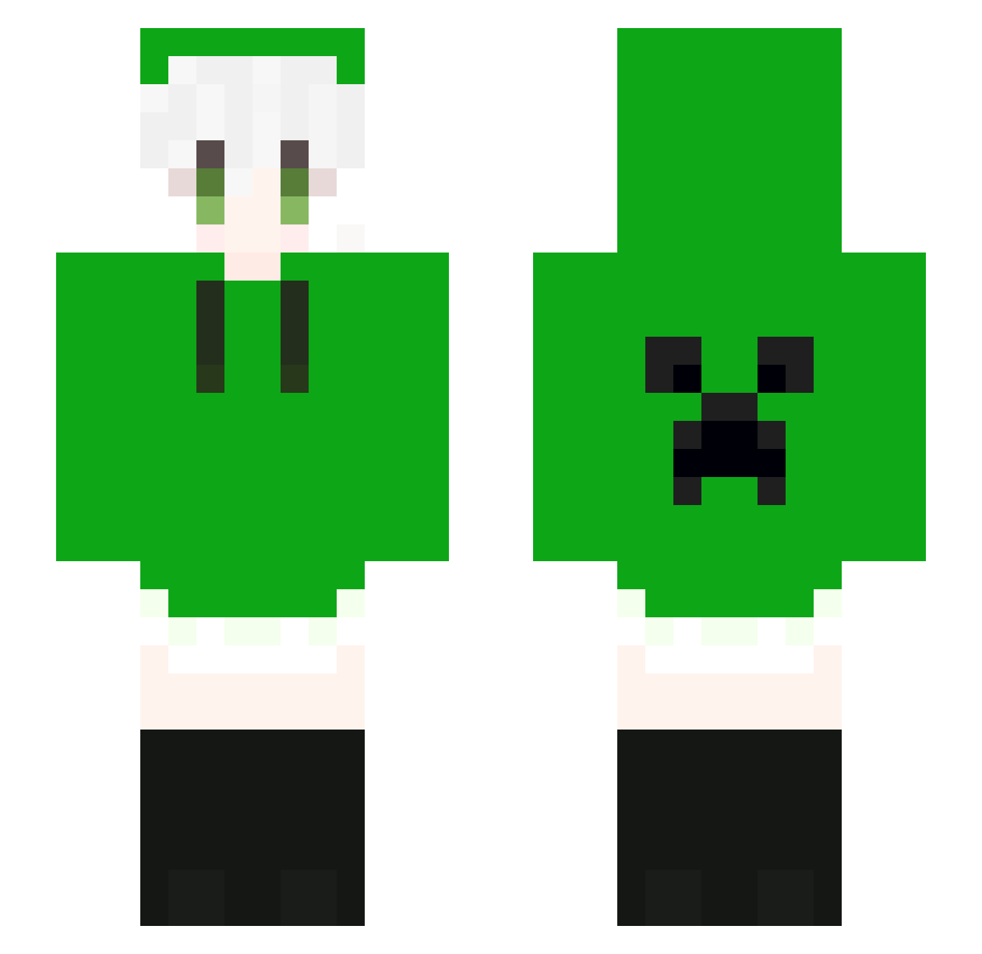 Smart__Noob Minecraft skin, front and back view