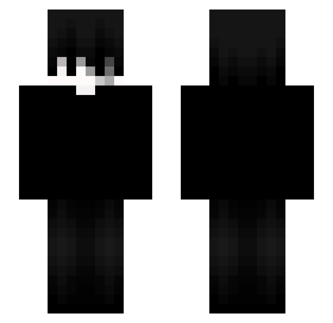 selamamu Minecraft skin, front and back view
