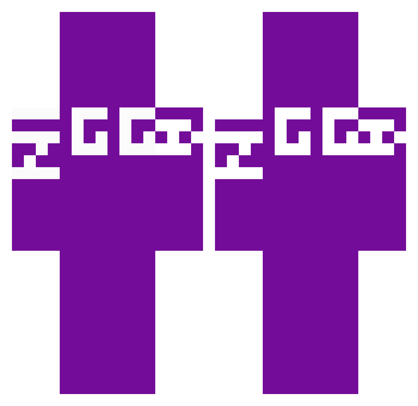 SchwarzerHarzer_ Minecraft skin, front and back view