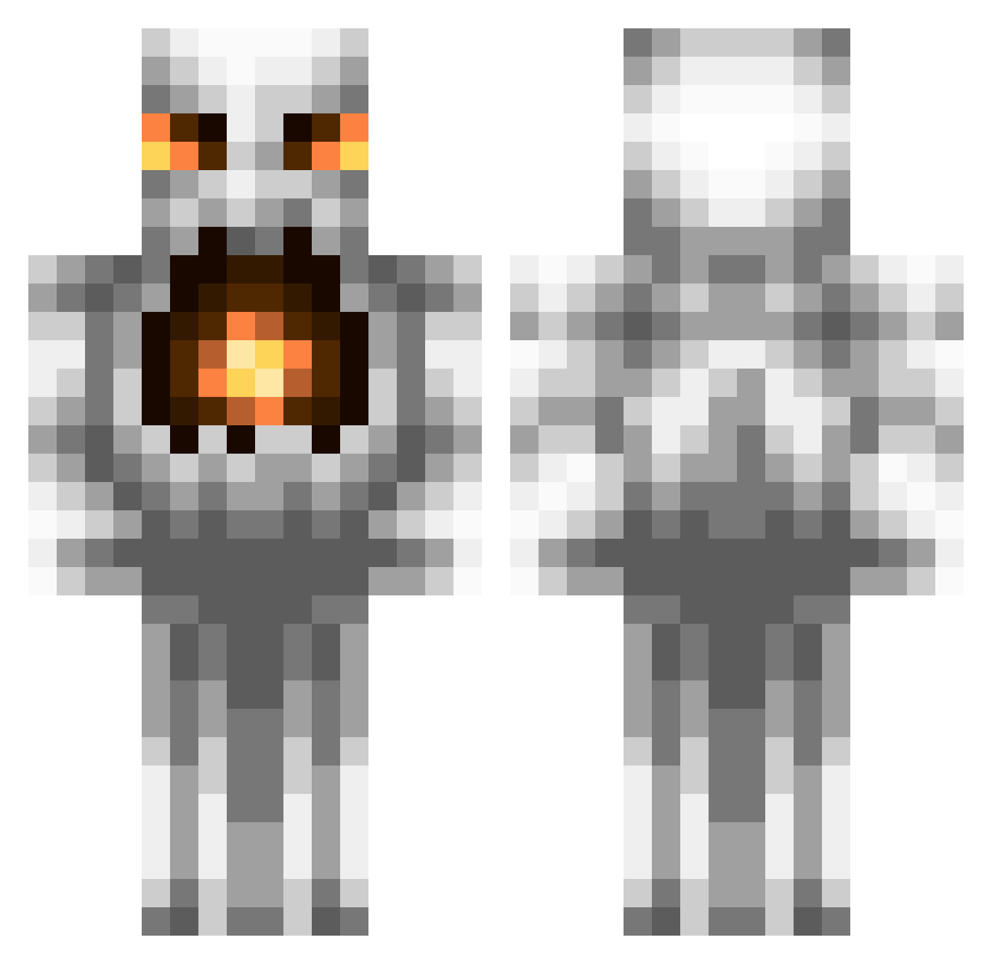 pa1n_04 Minecraft skin, front and back view