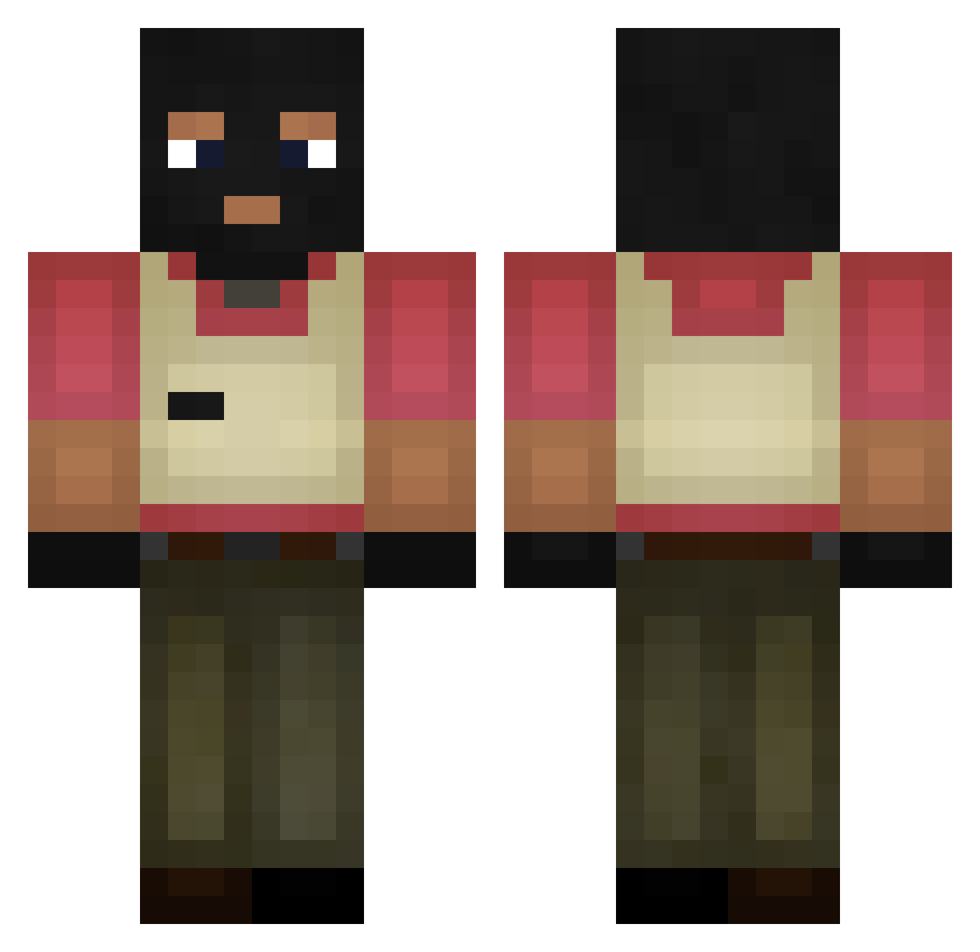 est4ogen Minecraft skin, front and back view