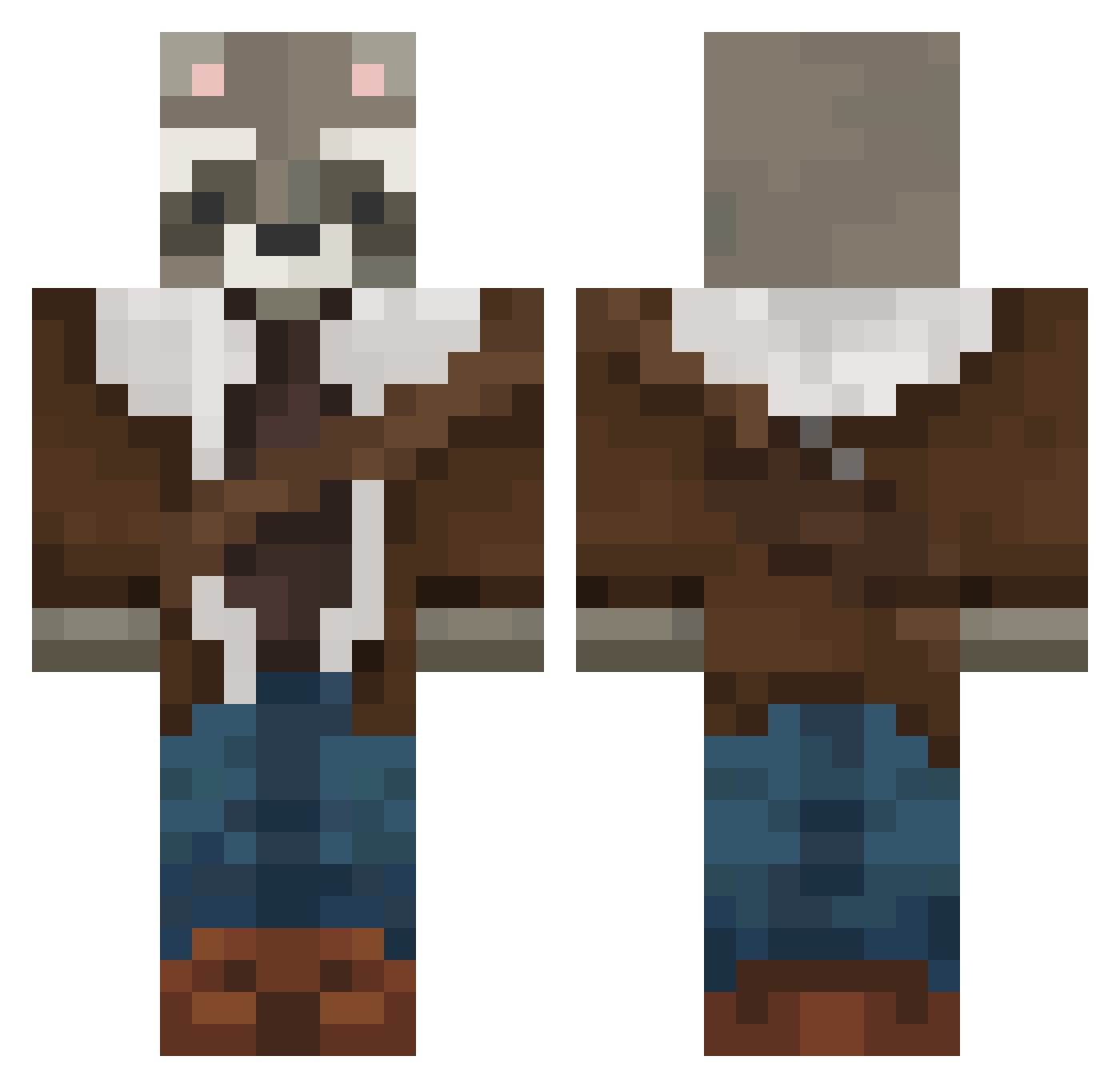 CenturionXIX47 Minecraft skin, front and back view