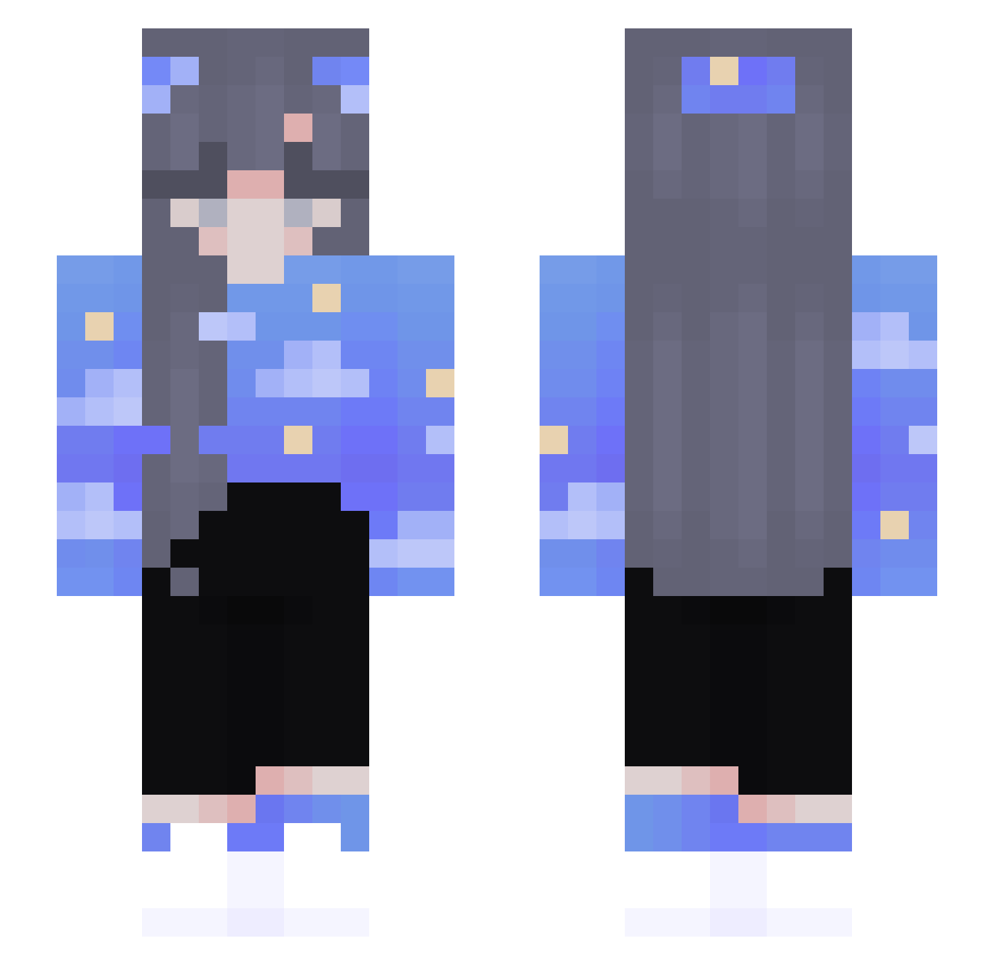Torixx_ Minecraft skin, front and back view