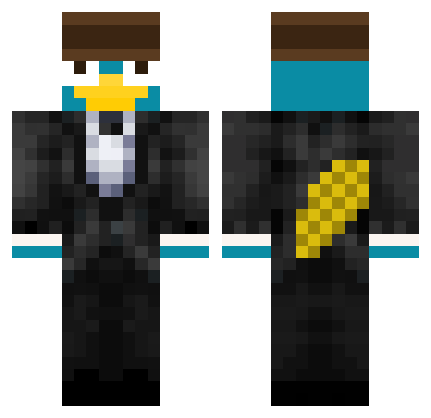 soe707 Minecraft skin, front and back view