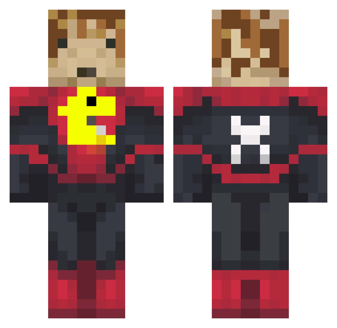 Rod_xd2009 Minecraft skin, front and back view