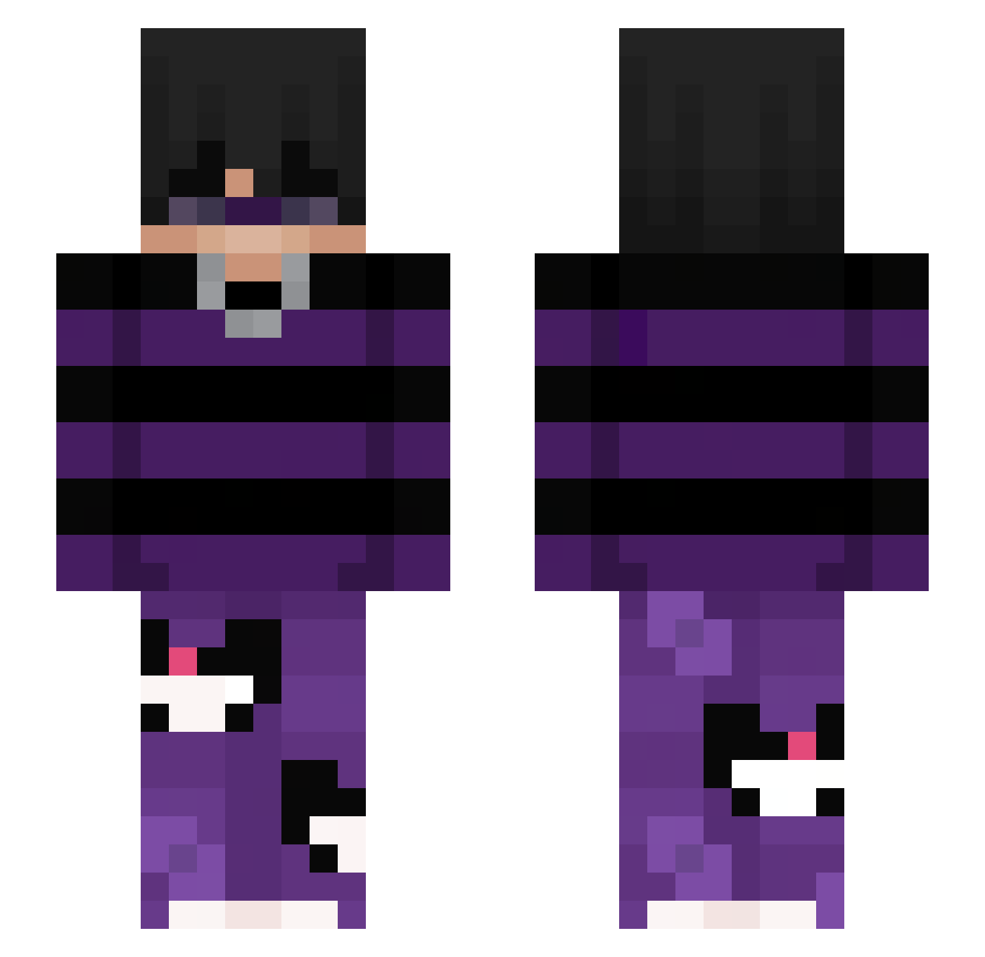yokohamathesir Minecraft skin, front and back view