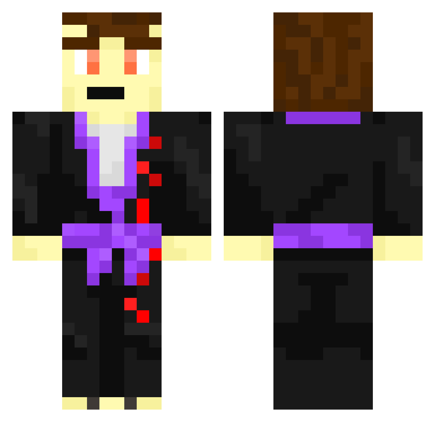 SpinjitzuMaster_ Minecraft skin, front and back view