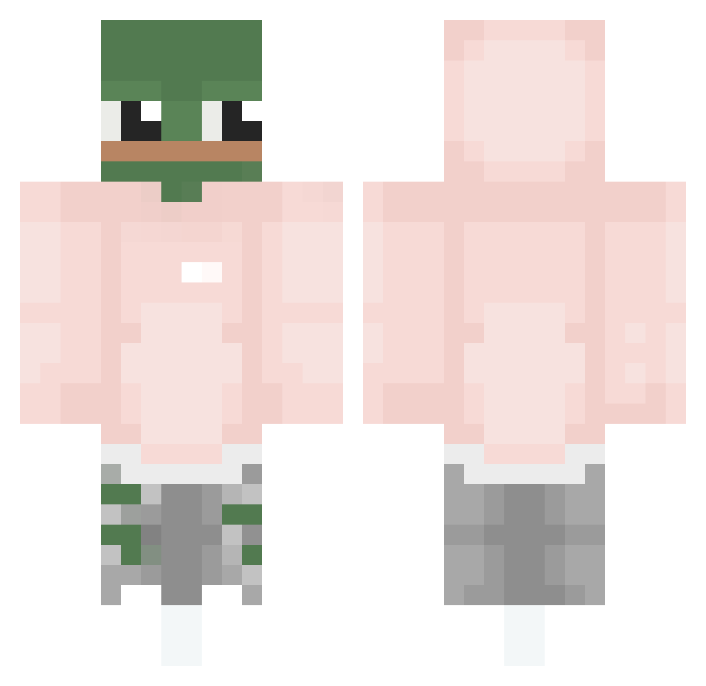 zjemchipsa Minecraft skin, front and back view