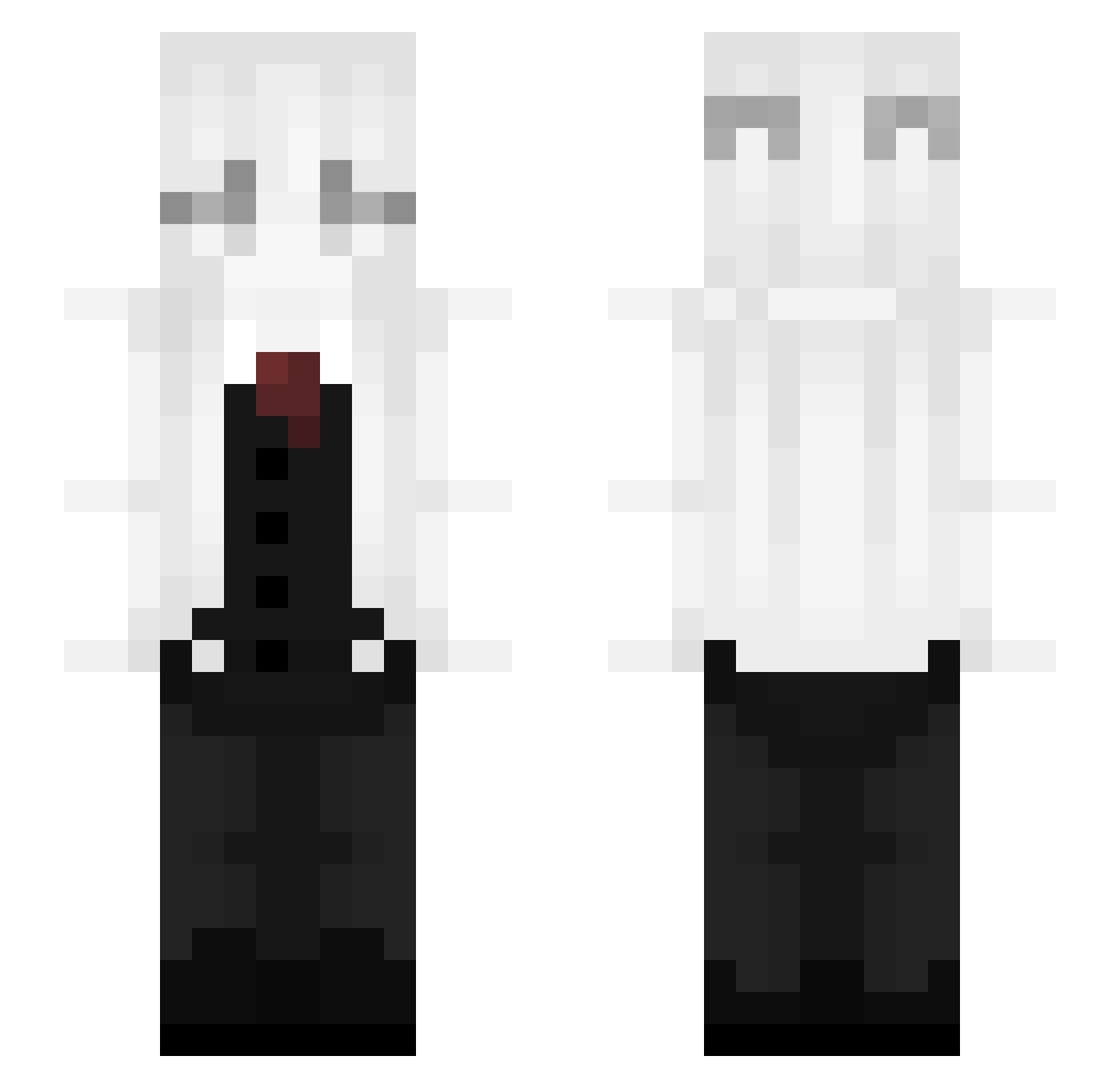 AntonHeinz21Goat Minecraft skin, front and back view