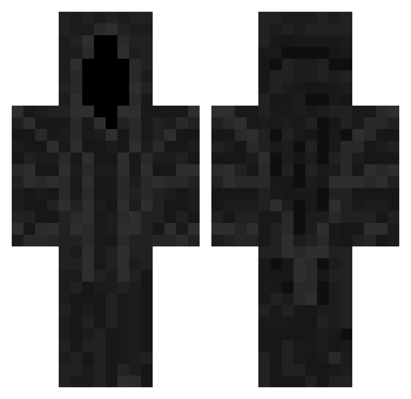 The_Great_ Minecraft skin, front and back view