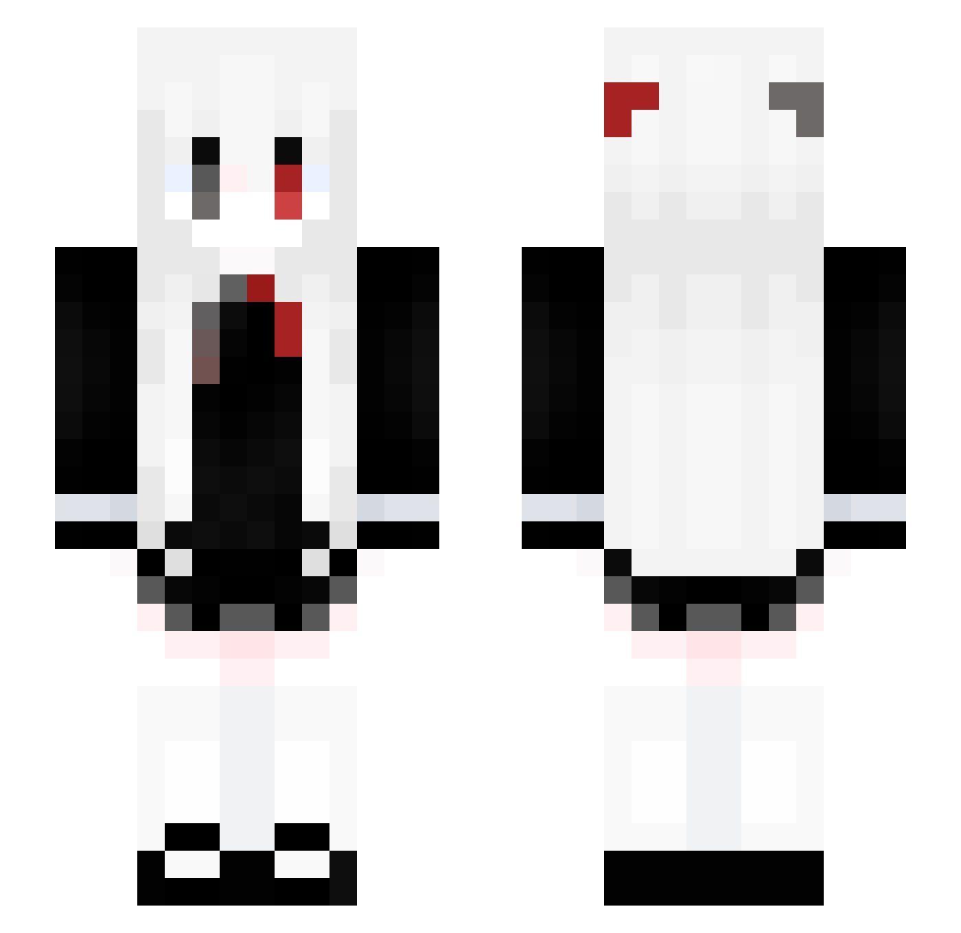 Secara_ Minecraft skin, front and back view