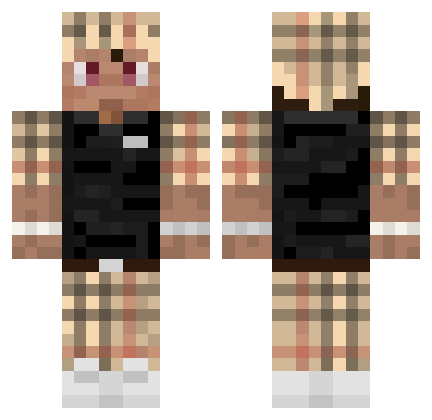 Needz_ Minecraft skin, front and back view