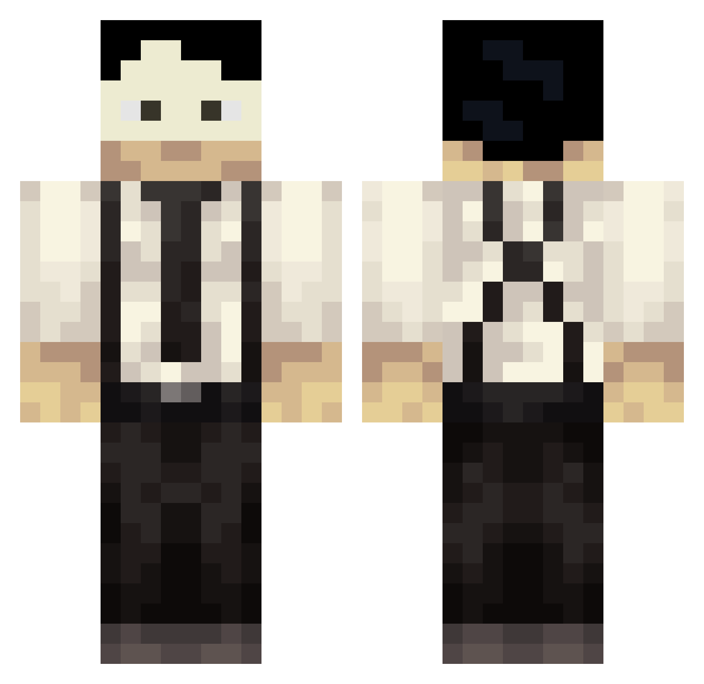 stooney311203 Minecraft skin, front and back view