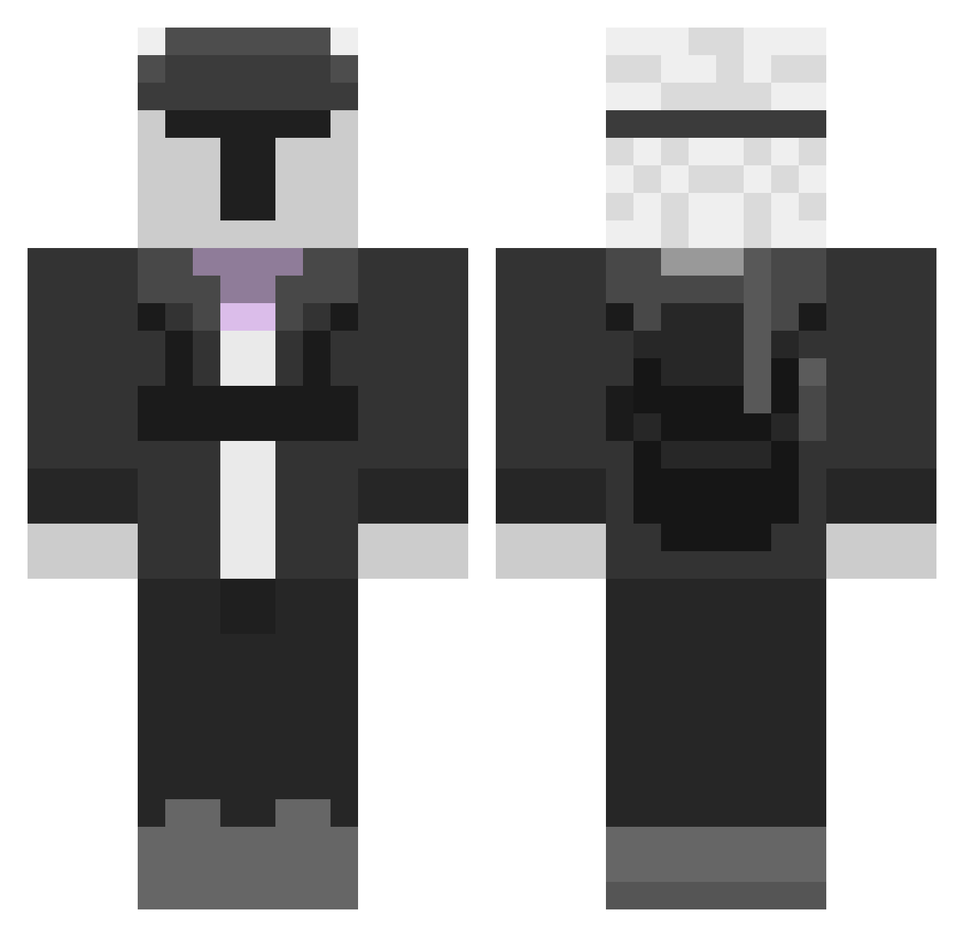 gelikoiscoolig Minecraft skin, front and back view