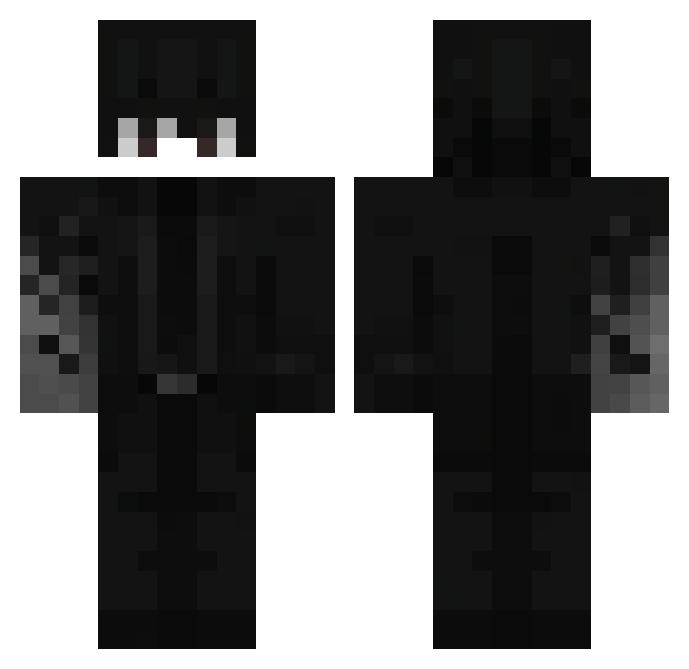 ROOKIE5174 Minecraft skin, front and back view