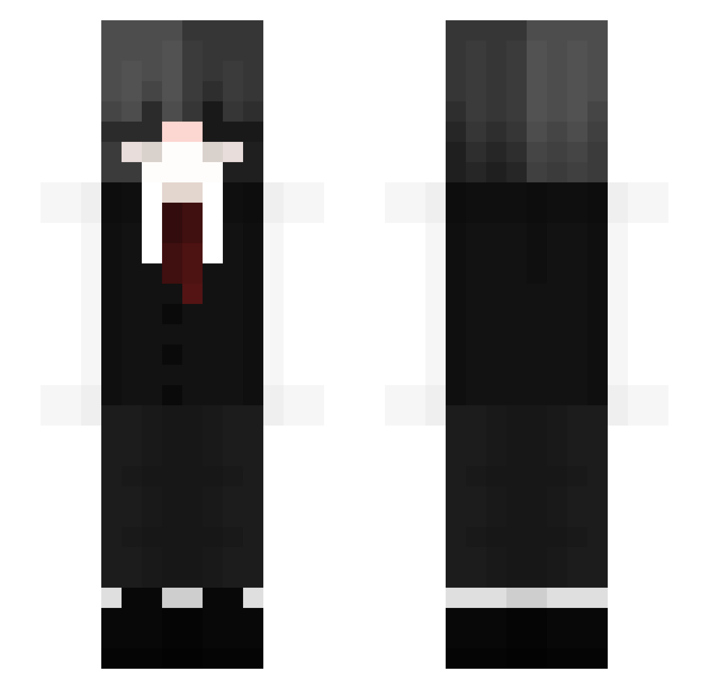 RodowyJez Minecraft skin, front and back view