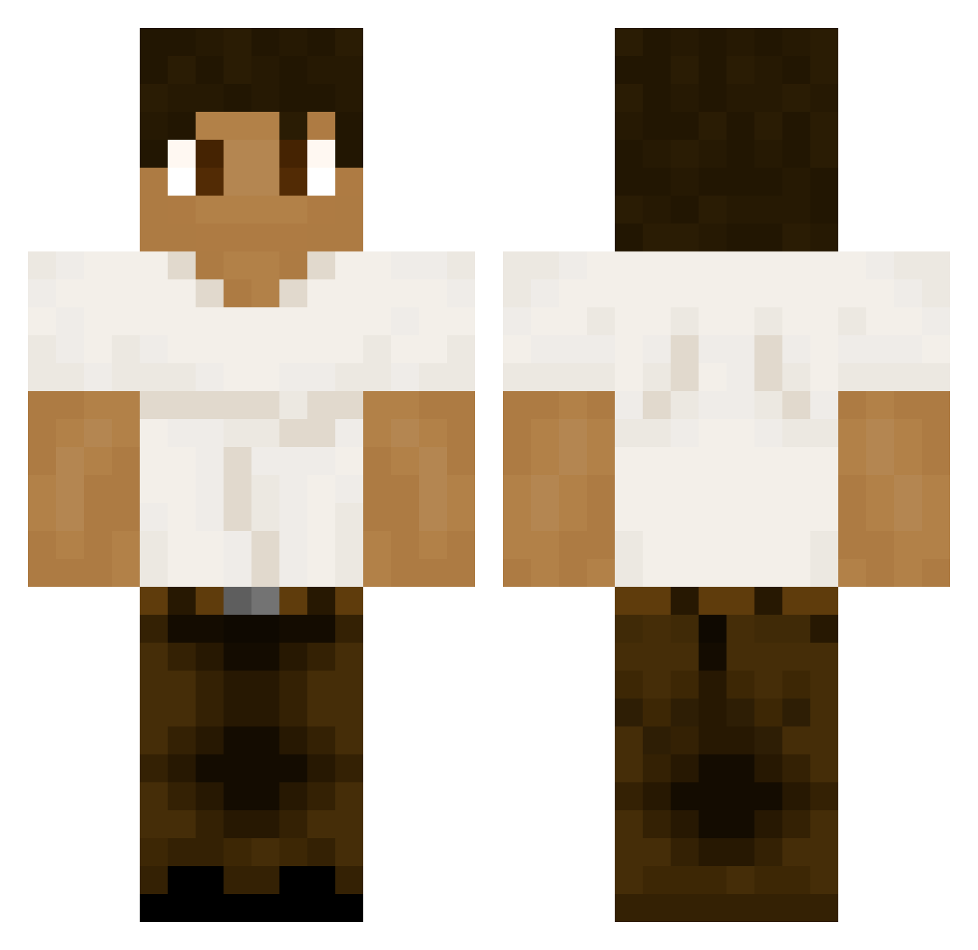 willythekid123 Minecraft skin, front and back view