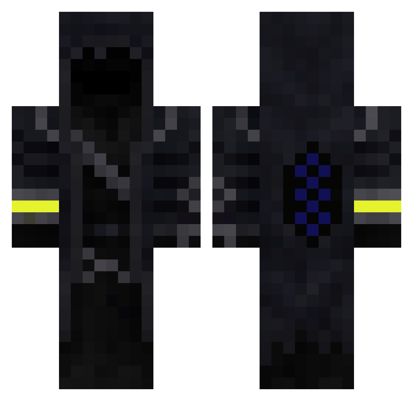LogiscoolWat Minecraft skin, front and back view