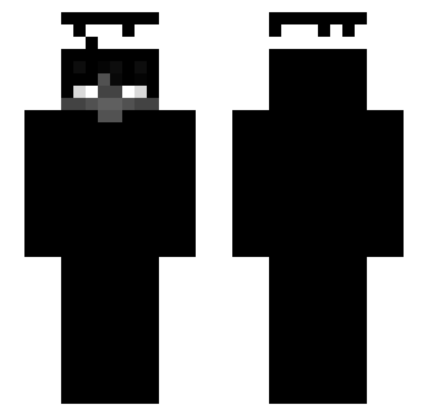 smthingl Minecraft skin, front and back view