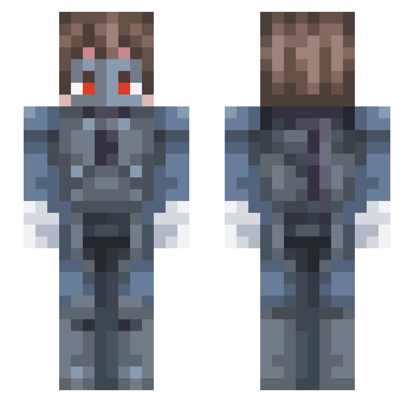 biggs_johnson Minecraft skin, front and back view