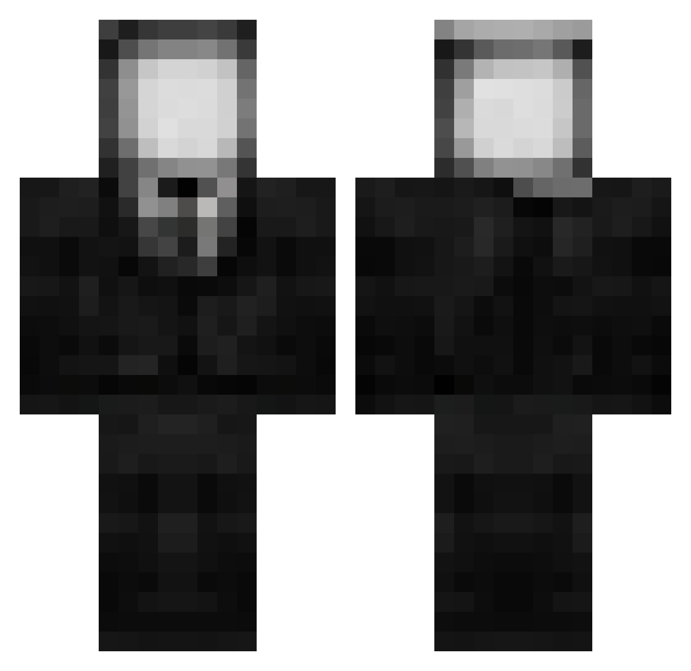 pokecraft8909 Minecraft skin, front and back view