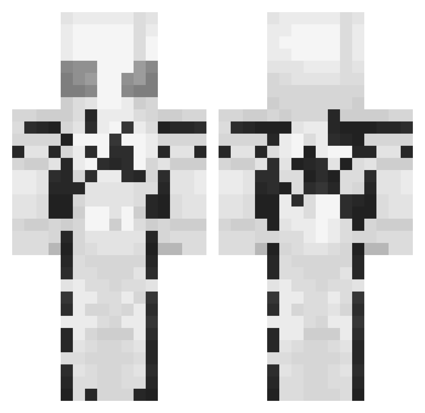 SalchiPapa3000 Minecraft skin, front and back view