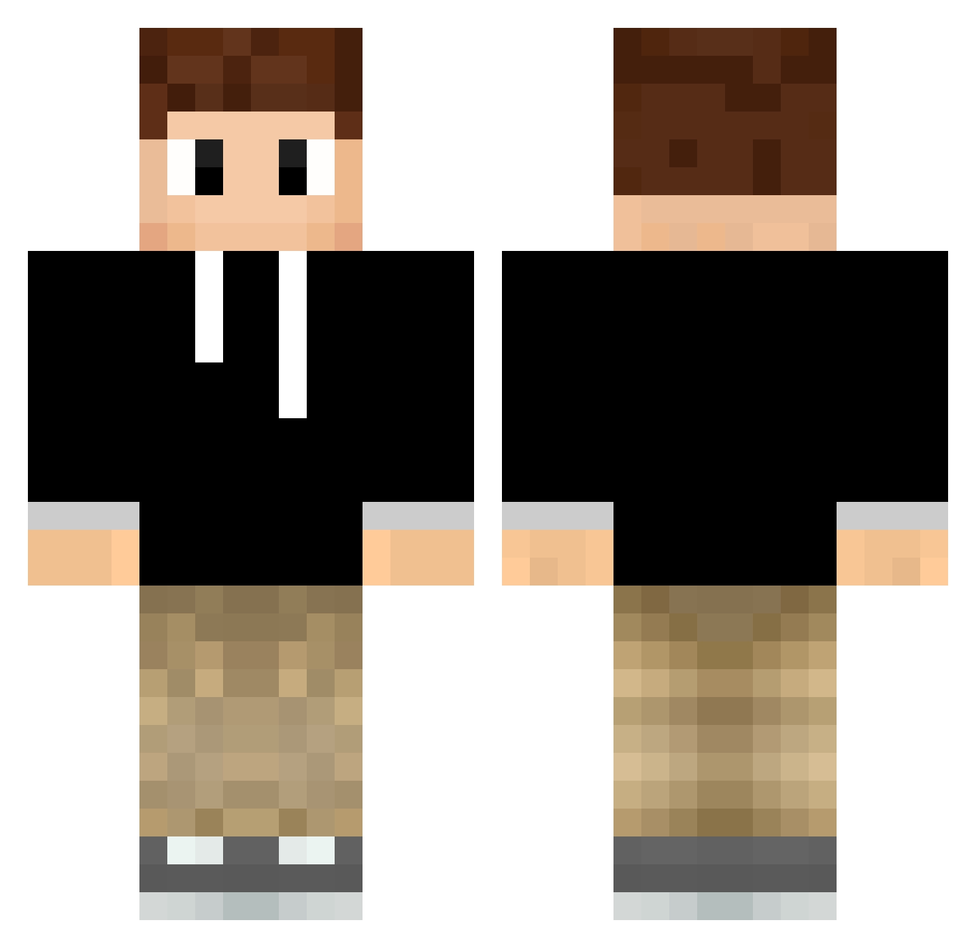 Stone_Sword Minecraft skin, front and back view