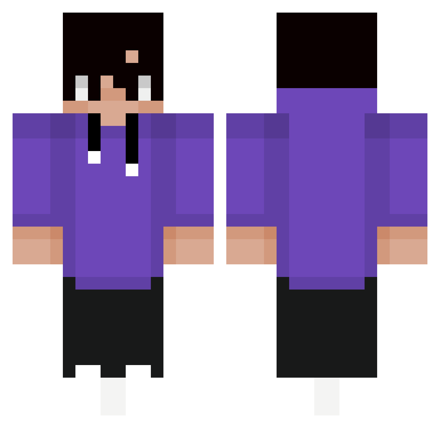 windexonv Minecraft skin, front and back view