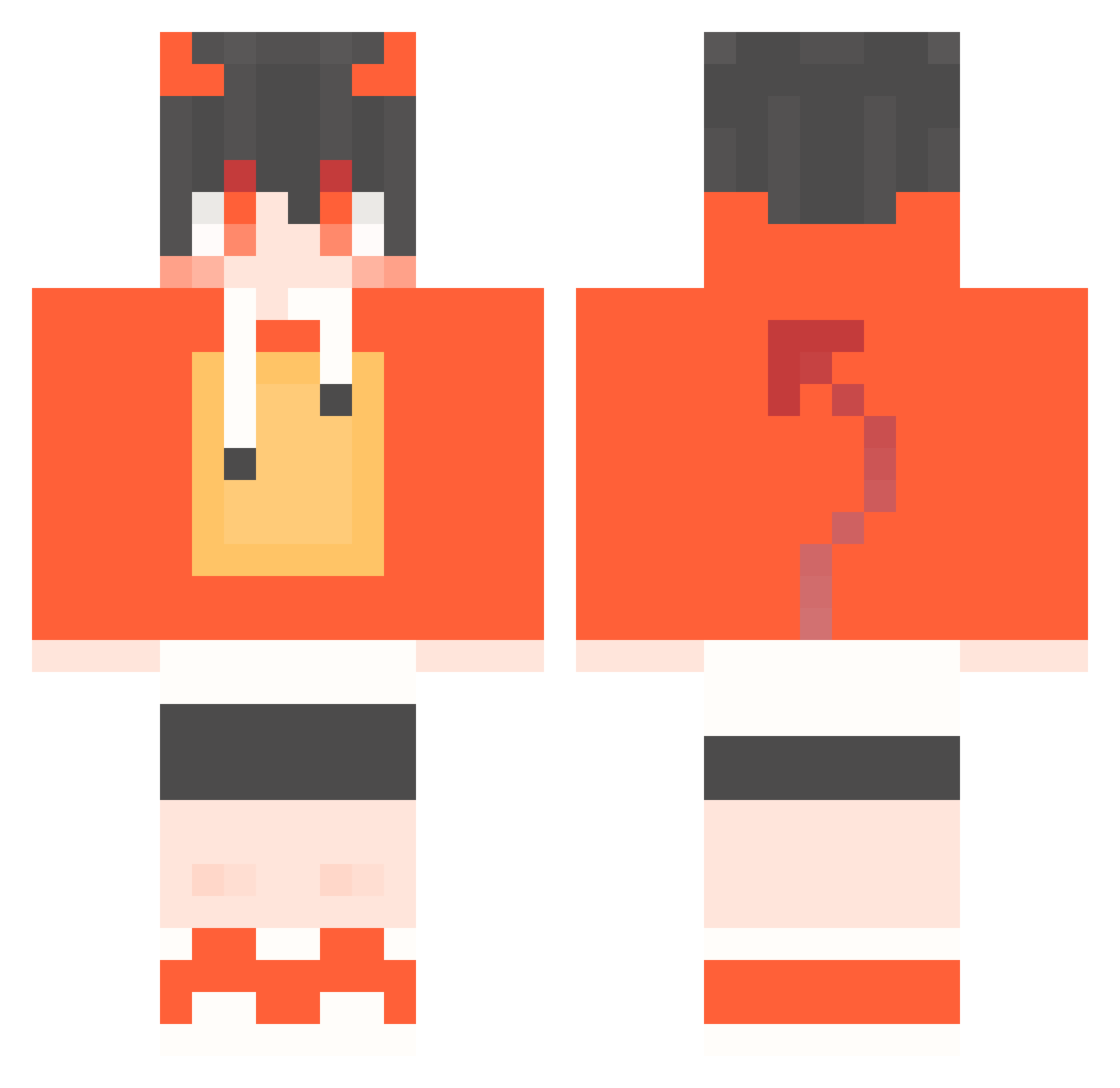 skyblue_man Minecraft skin, front and back view