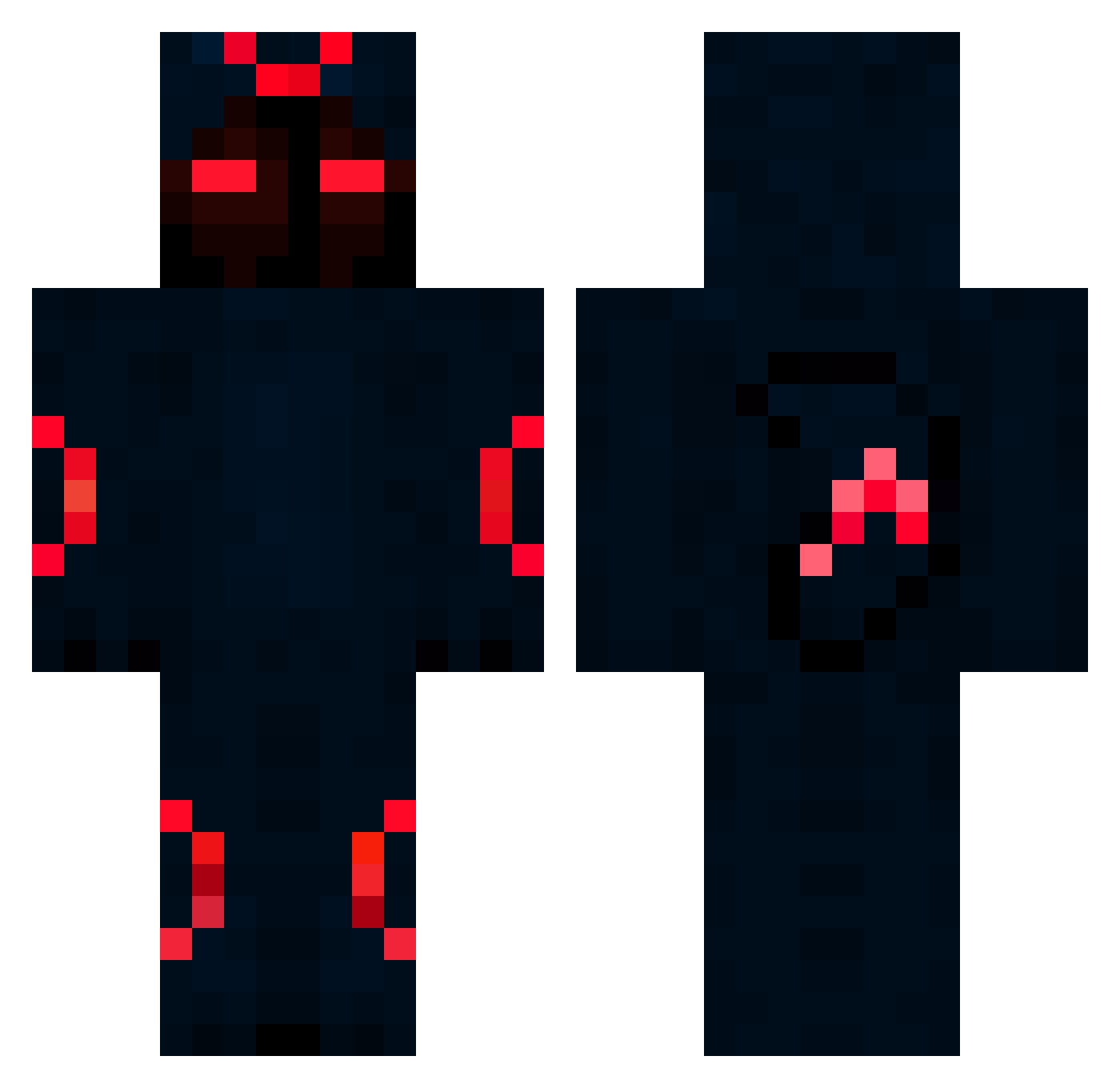 shoyo_o Minecraft skin, front and back view