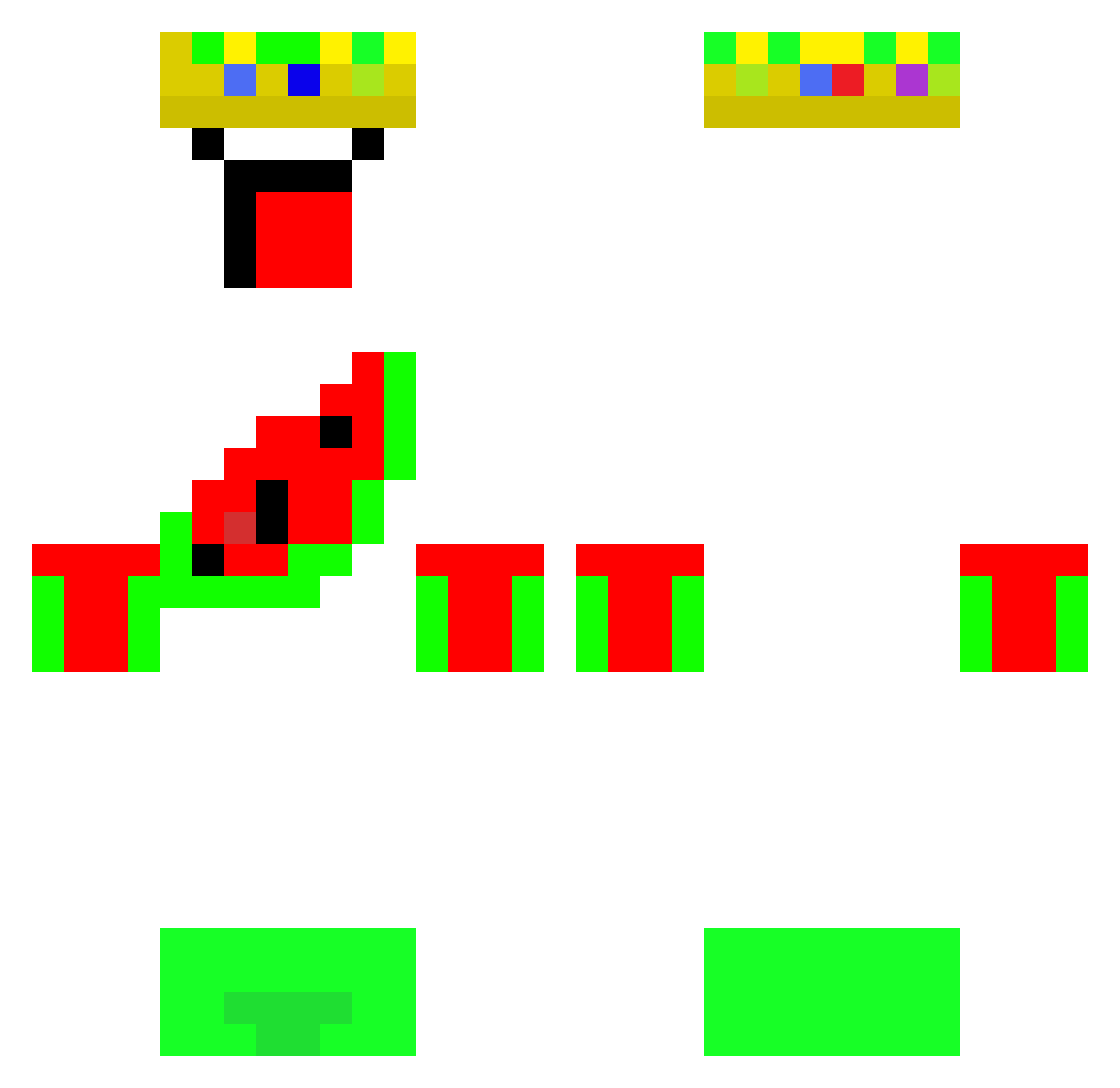 CCZ_TW Minecraft skin, front and back view