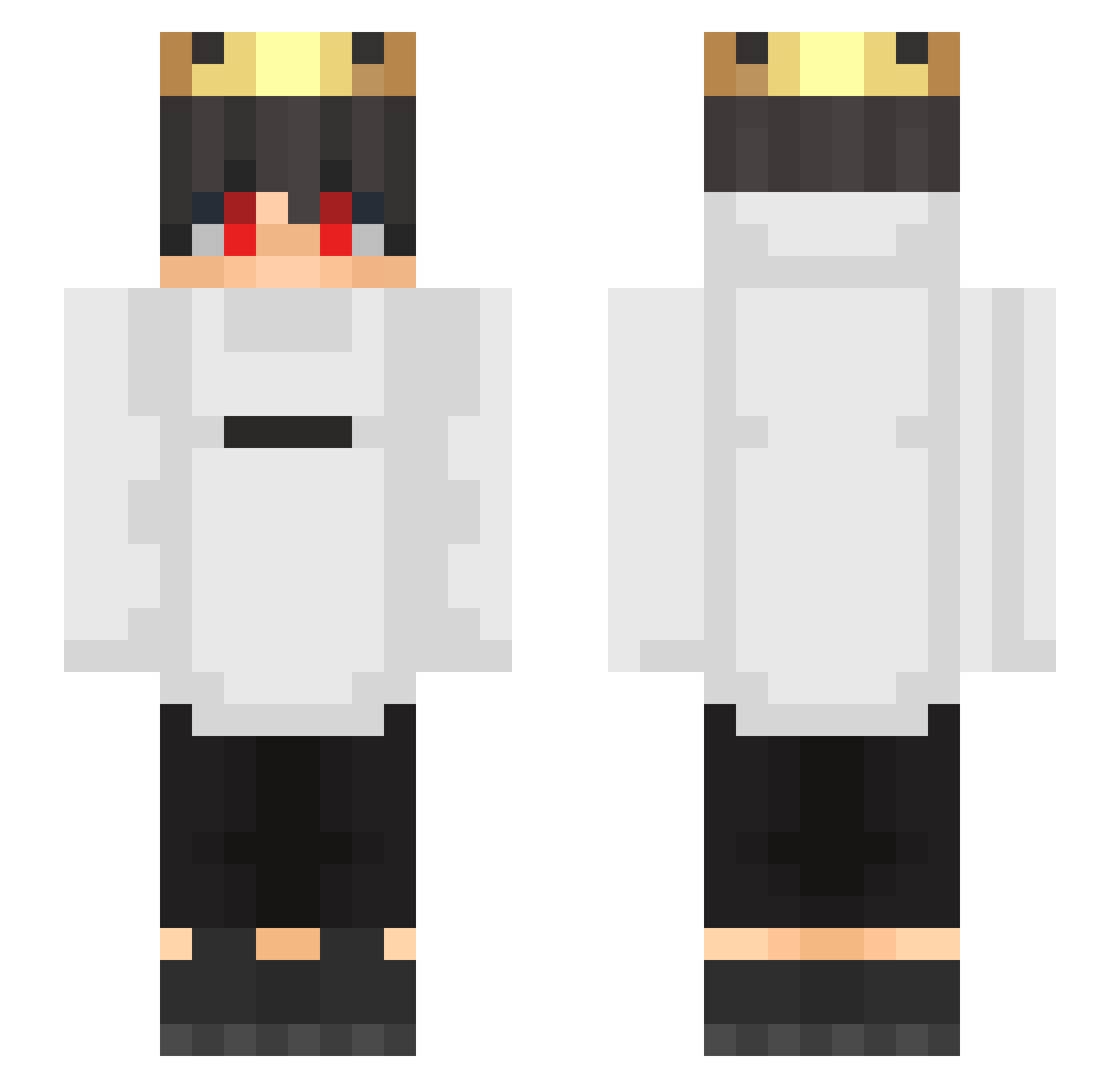 Skidrex_ Minecraft skin, front and back view