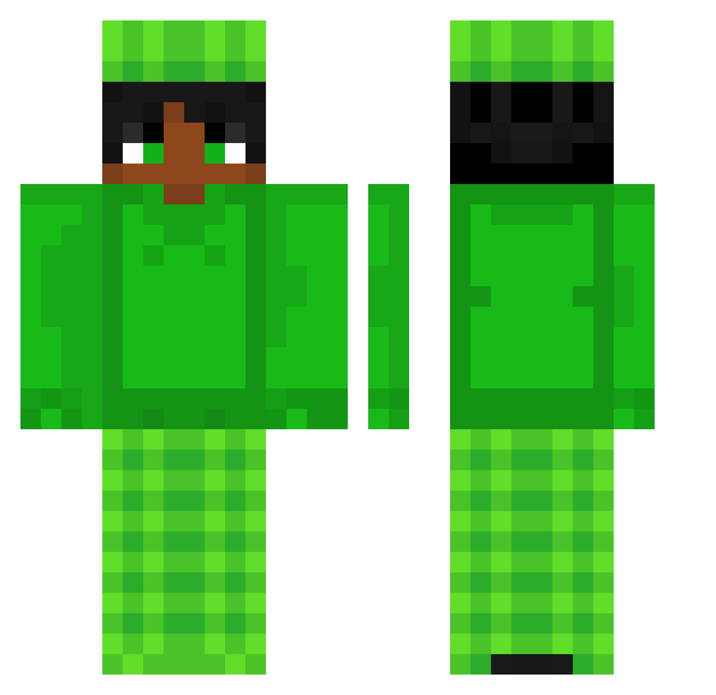 powiempani_ Minecraft skin, front and back view