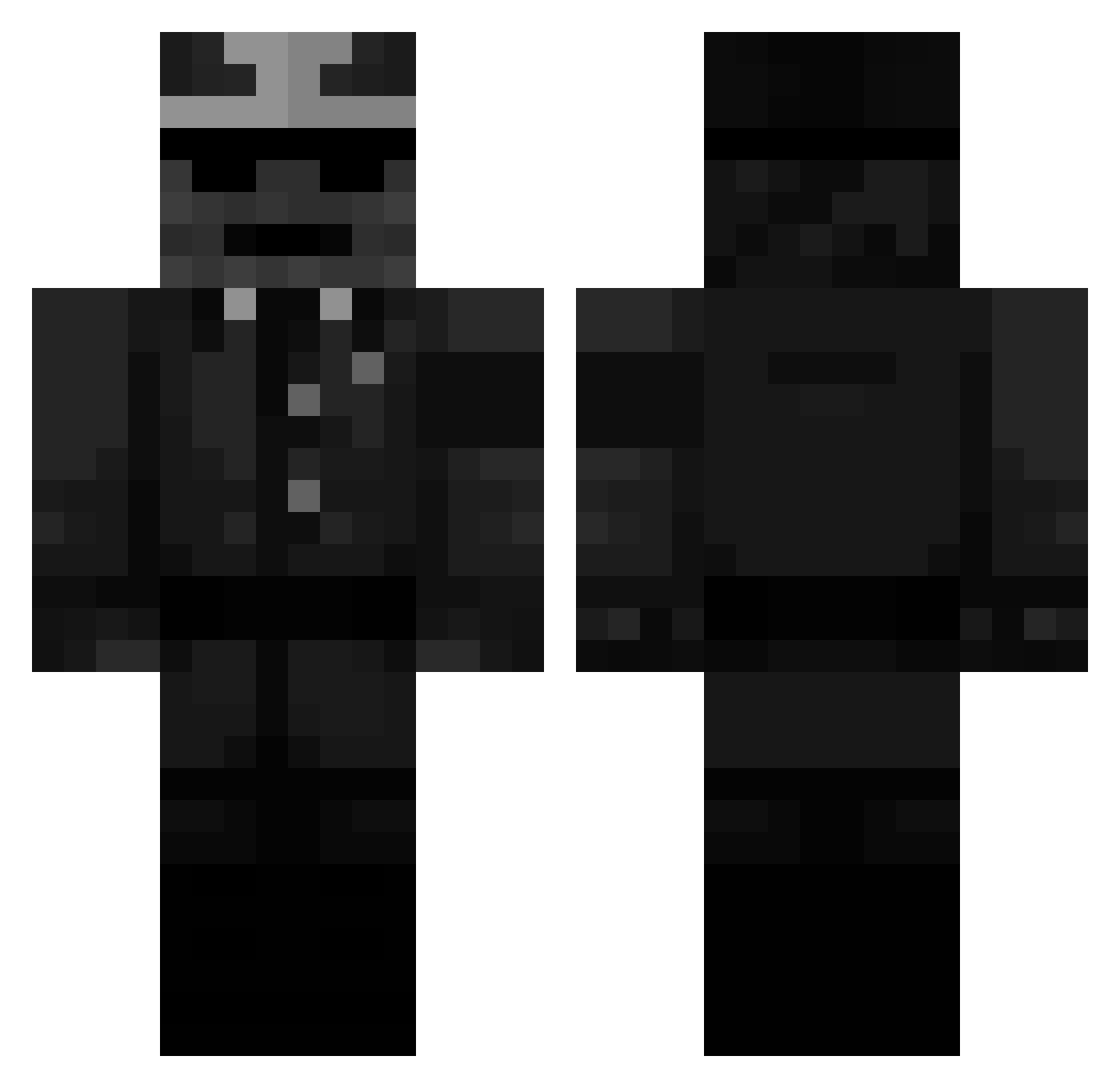 Suntis_FR Minecraft skin, front and back view