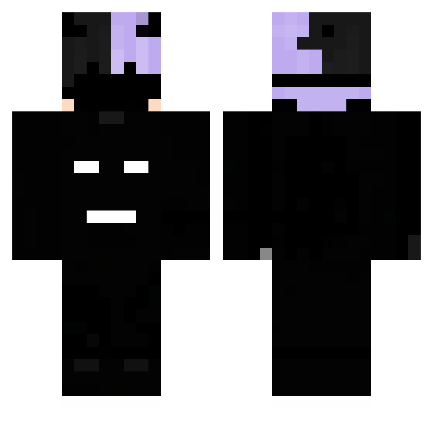 VEXNAAG Minecraft skin, front and back view