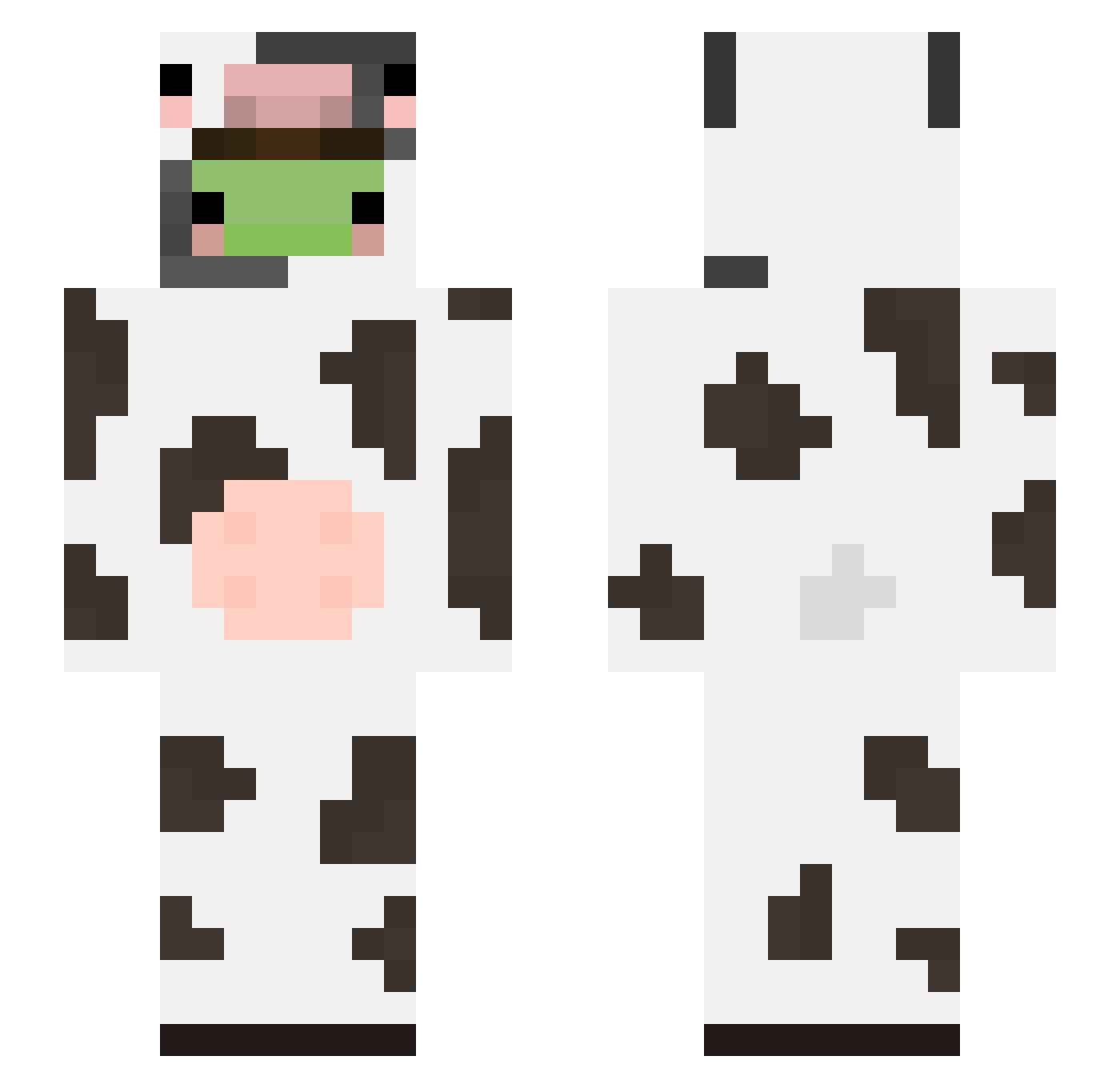 ScraggleBalls Minecraft skin, front and back view