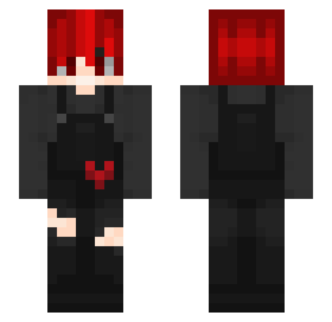 somet Minecraft skin, front and back view